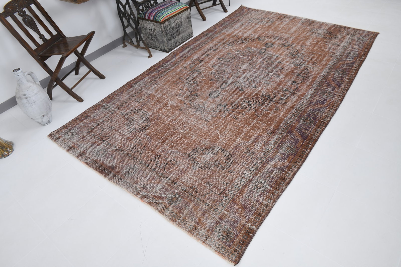 5'10'' x 9'6'' Turkish Handmade Kilim Rug - 18548 - 5