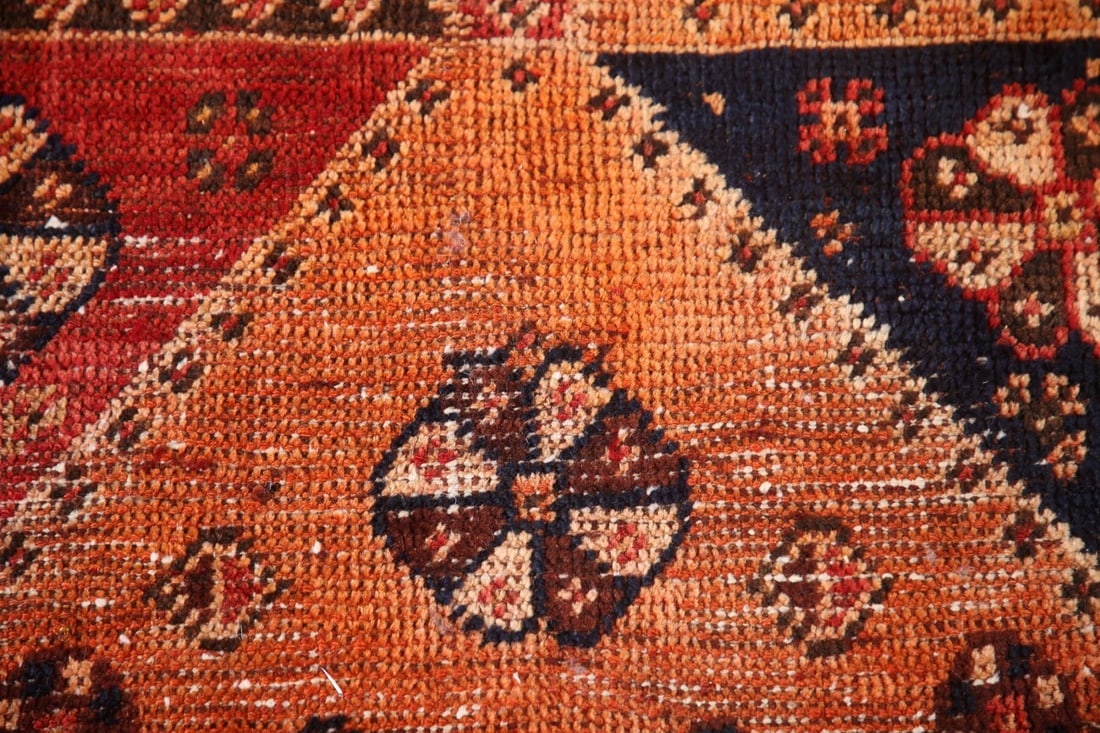 Vegetable Dye Animals Tribal Qashqai Persian Rug 3x6 - 9