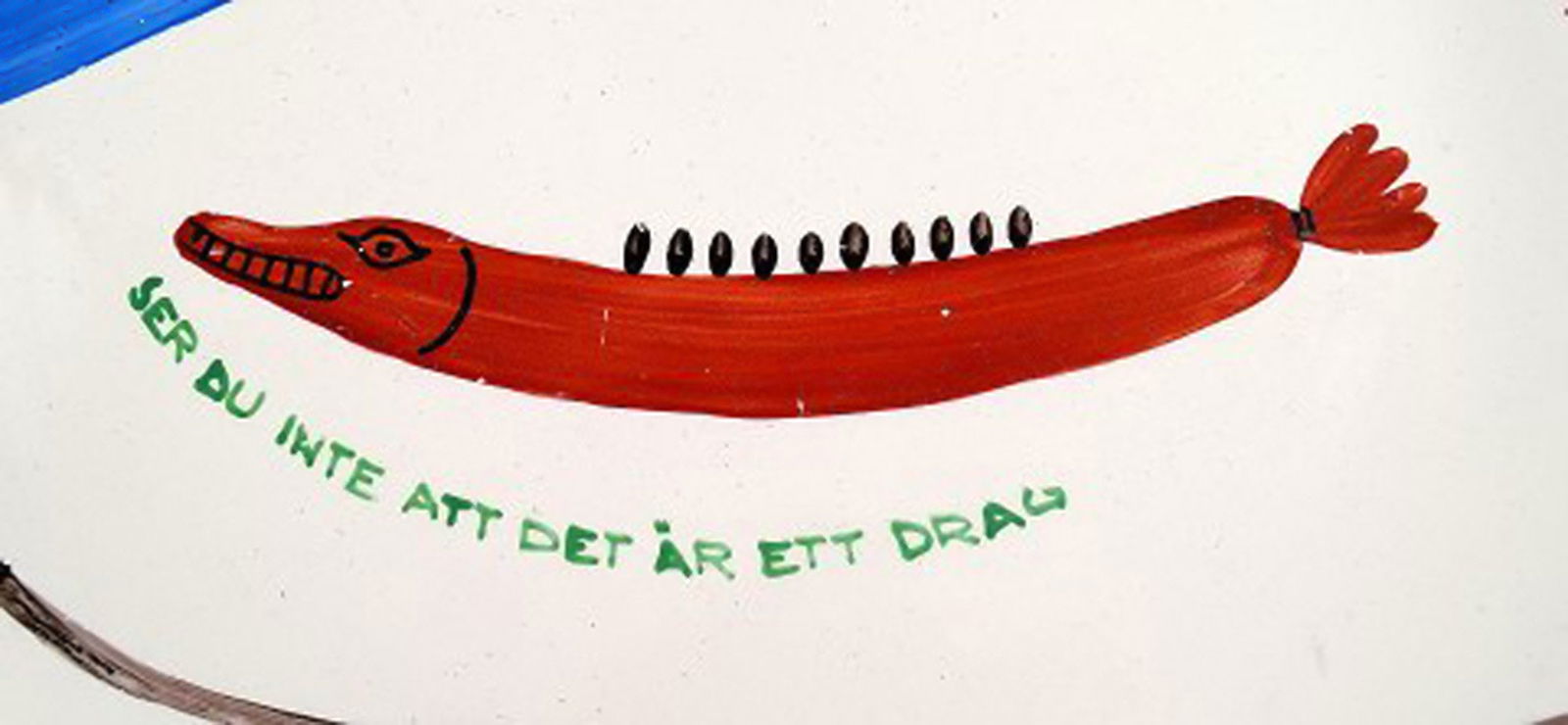 Stig Lindberg for Gustavsberg "Loja" plate. - 2