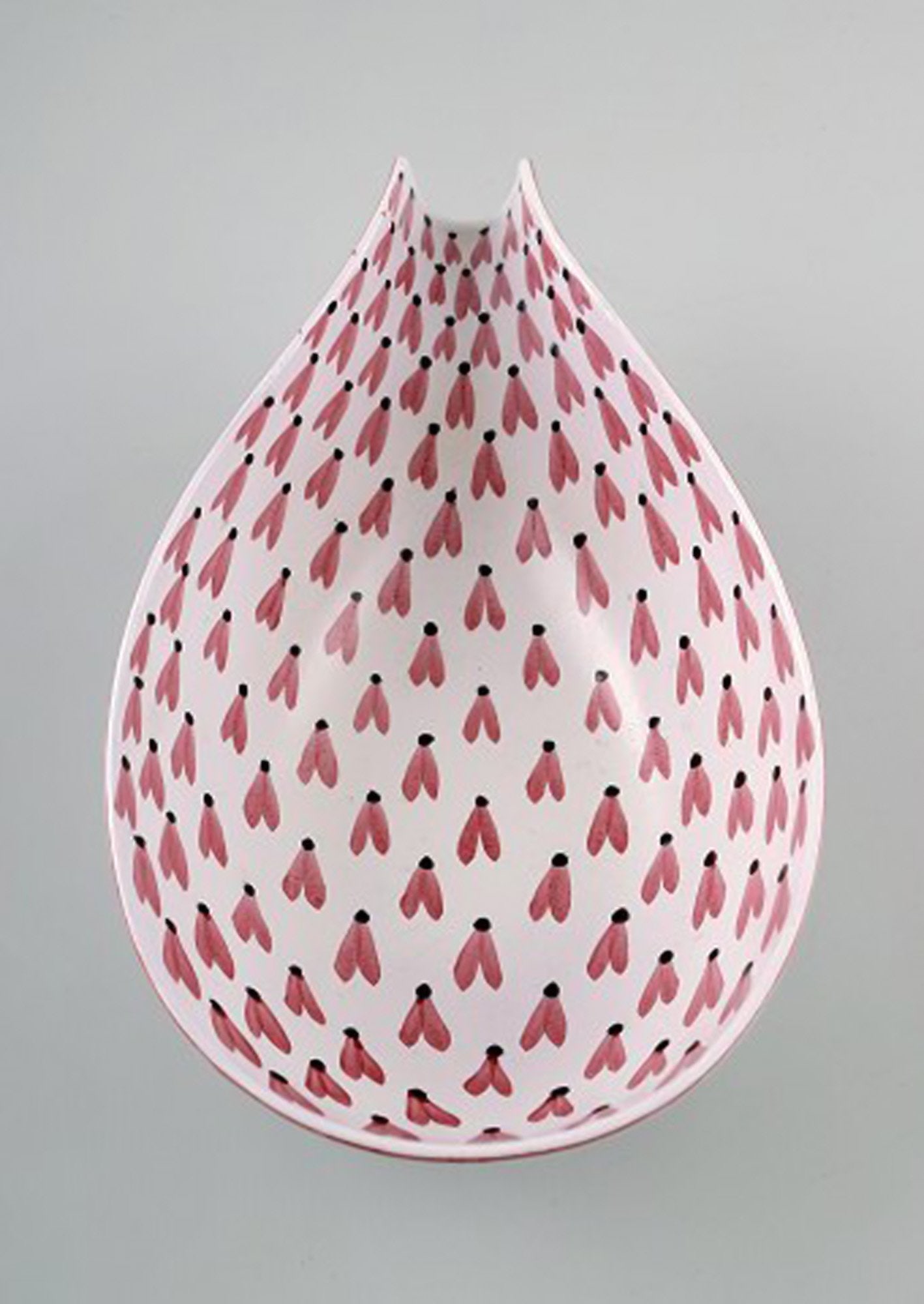 Stig Lindberg bowl, Gustavsberg studio. Fajance. 1940s. - 3