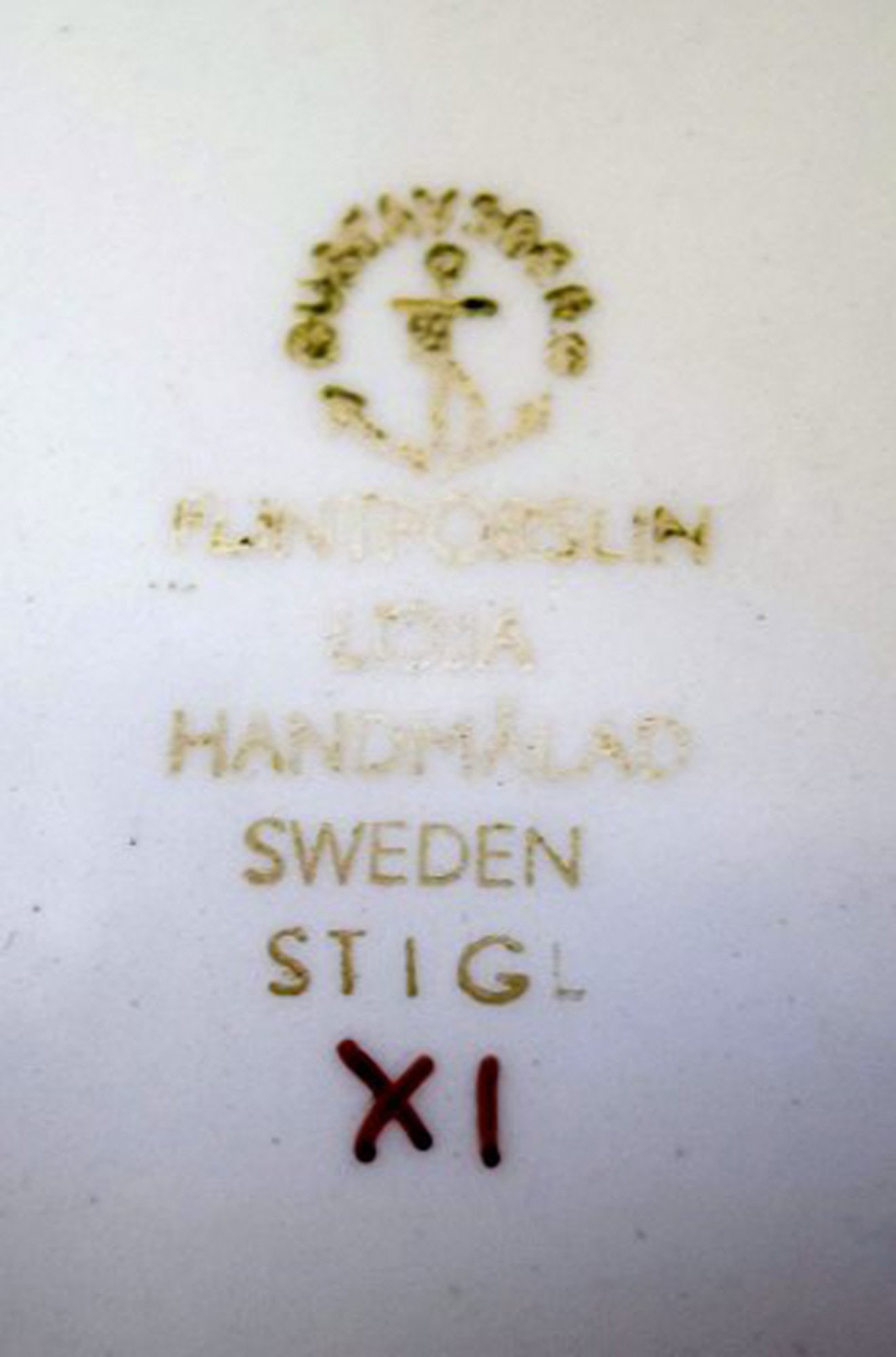 Stig Lindberg for Gustavsberg "Löja/Loja" 8 plates. - 10