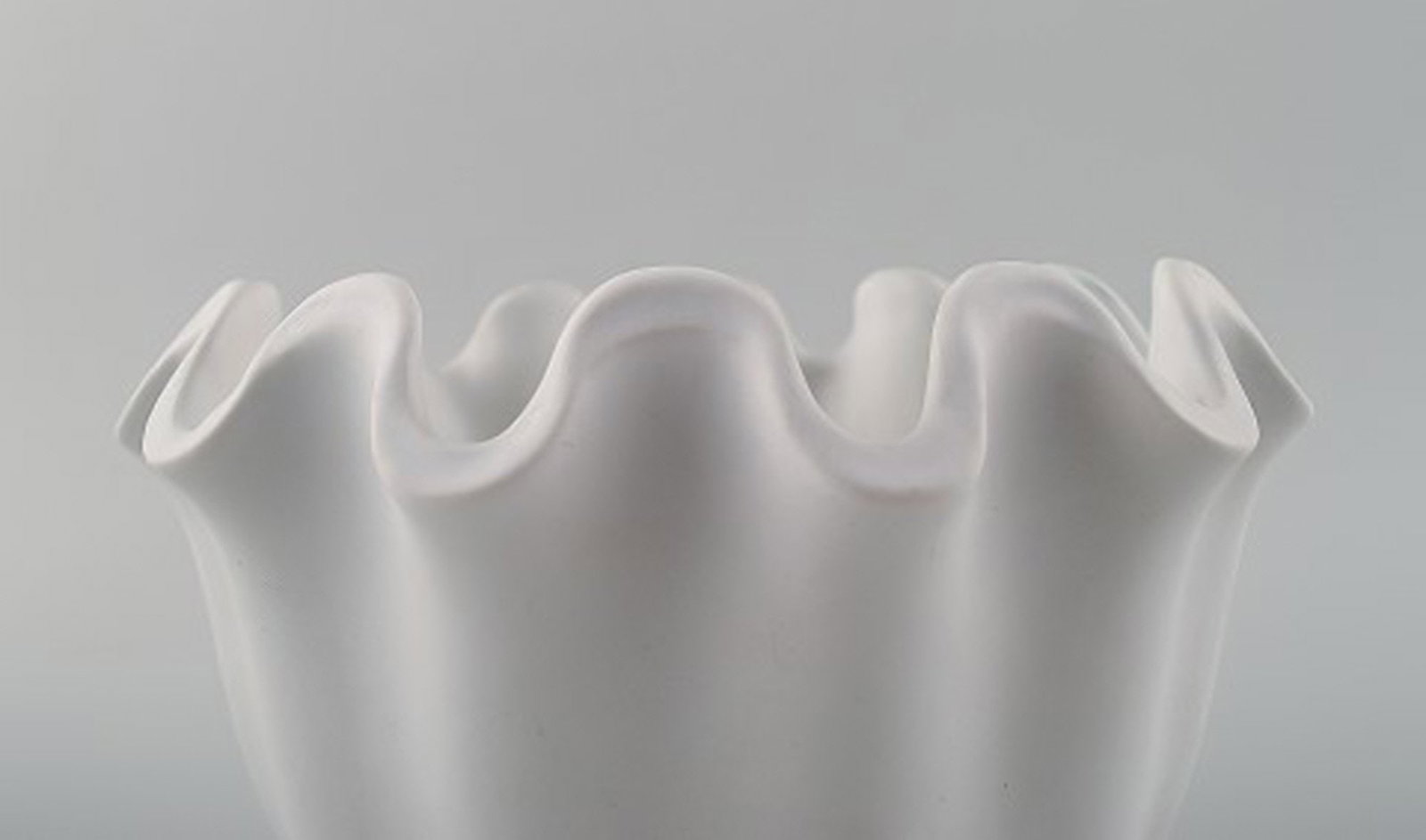 Wilhelm Kage, Gustavsberg studio hand, "Carrara" 2 ceramic vases. - 3