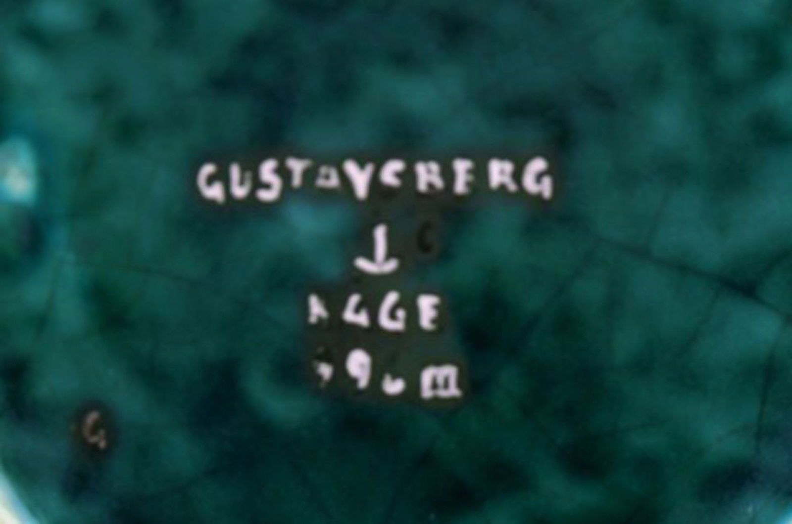 Wilhelm Kåge, Gustavsberg, Argenta Art deco bowl decorated with flower buds. - 6