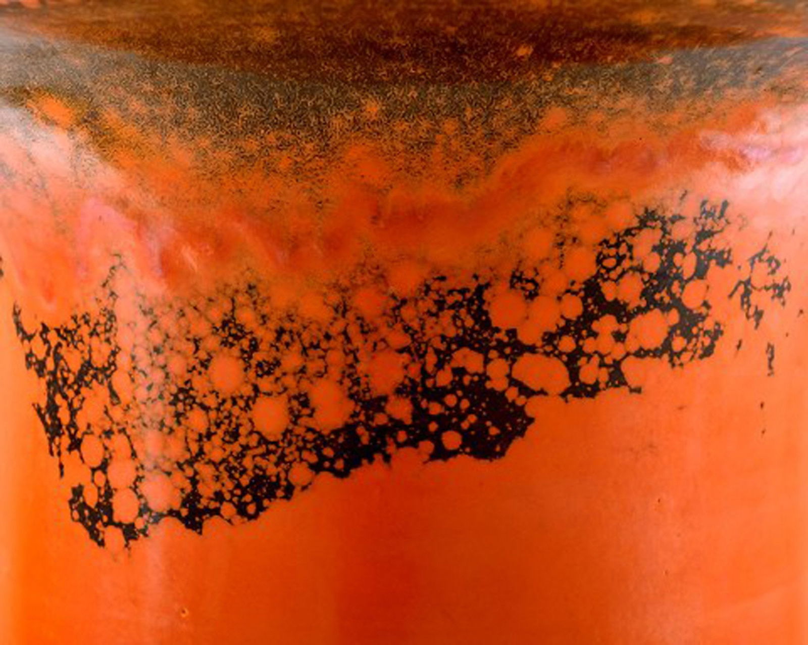 Svend Hammershøi for Kähler, HAK. Colossal floor vase in glazed stoneware. - 7
