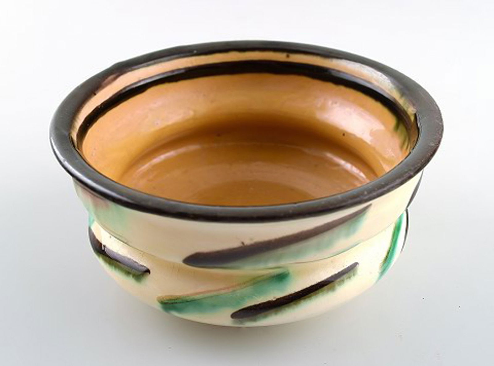 Kähler, Denmark, glazed stoneware bowl / vase. - 2