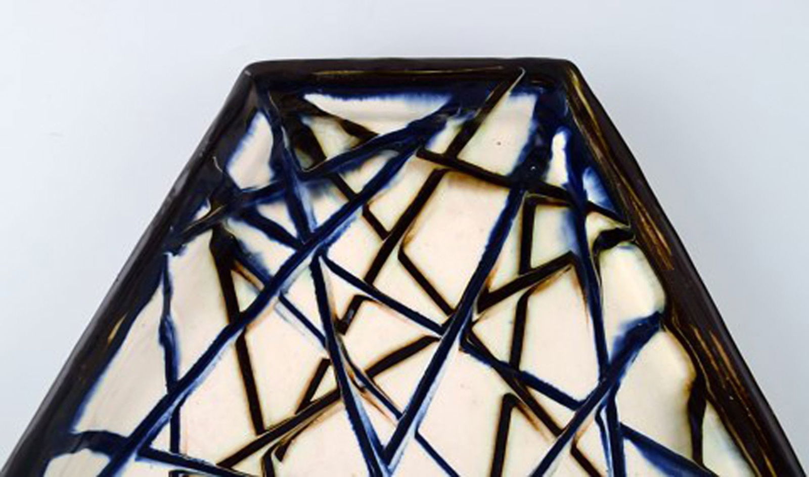 Kähler, Denmark, glazed stoneware dish bowl. - 3