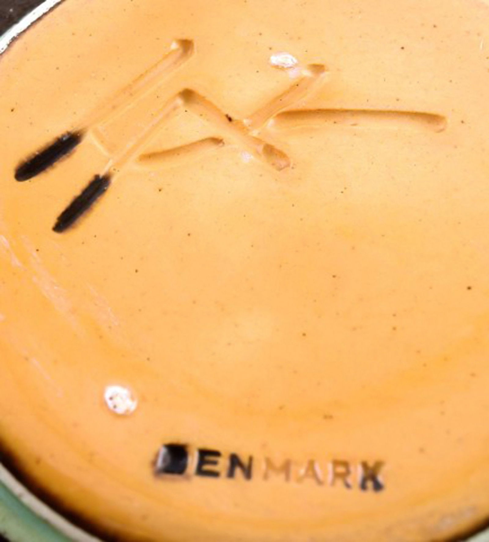 Kähler, Denmark, glazed stoneware bowl. Approximately 1940s. - 5