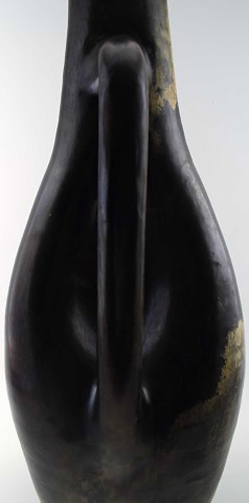 Monumental 68 cm. Vieux Biot, France art pottery jug/pitcher. - 3