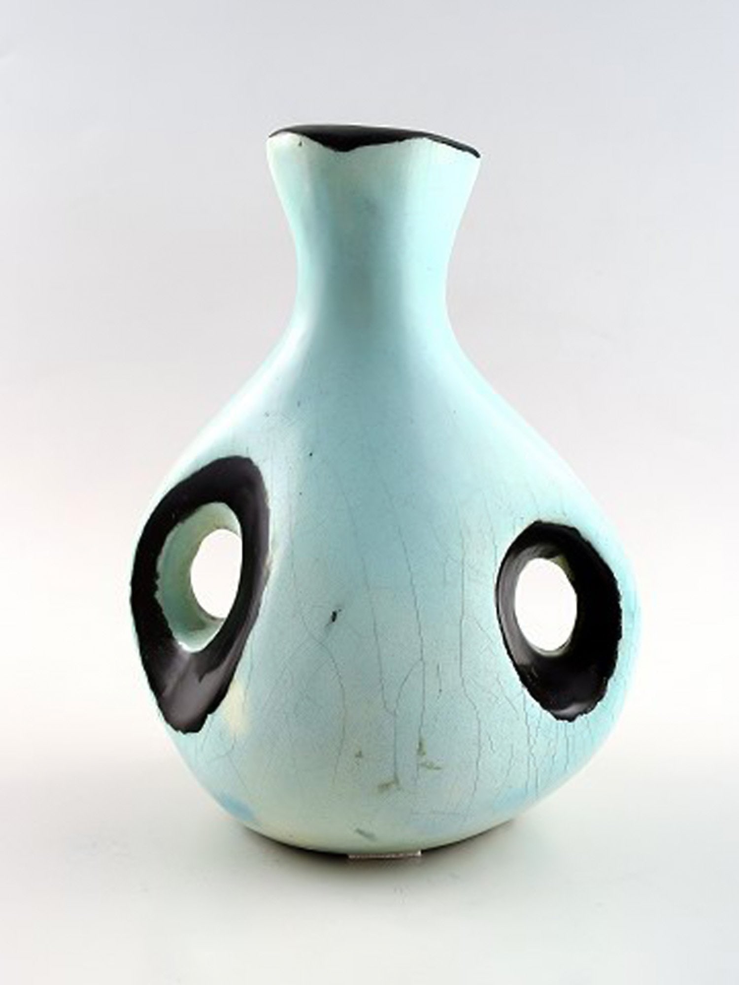 Hans Hedberg (1917-2007) Swedish ceramist. Unique ceramic vase. - 2