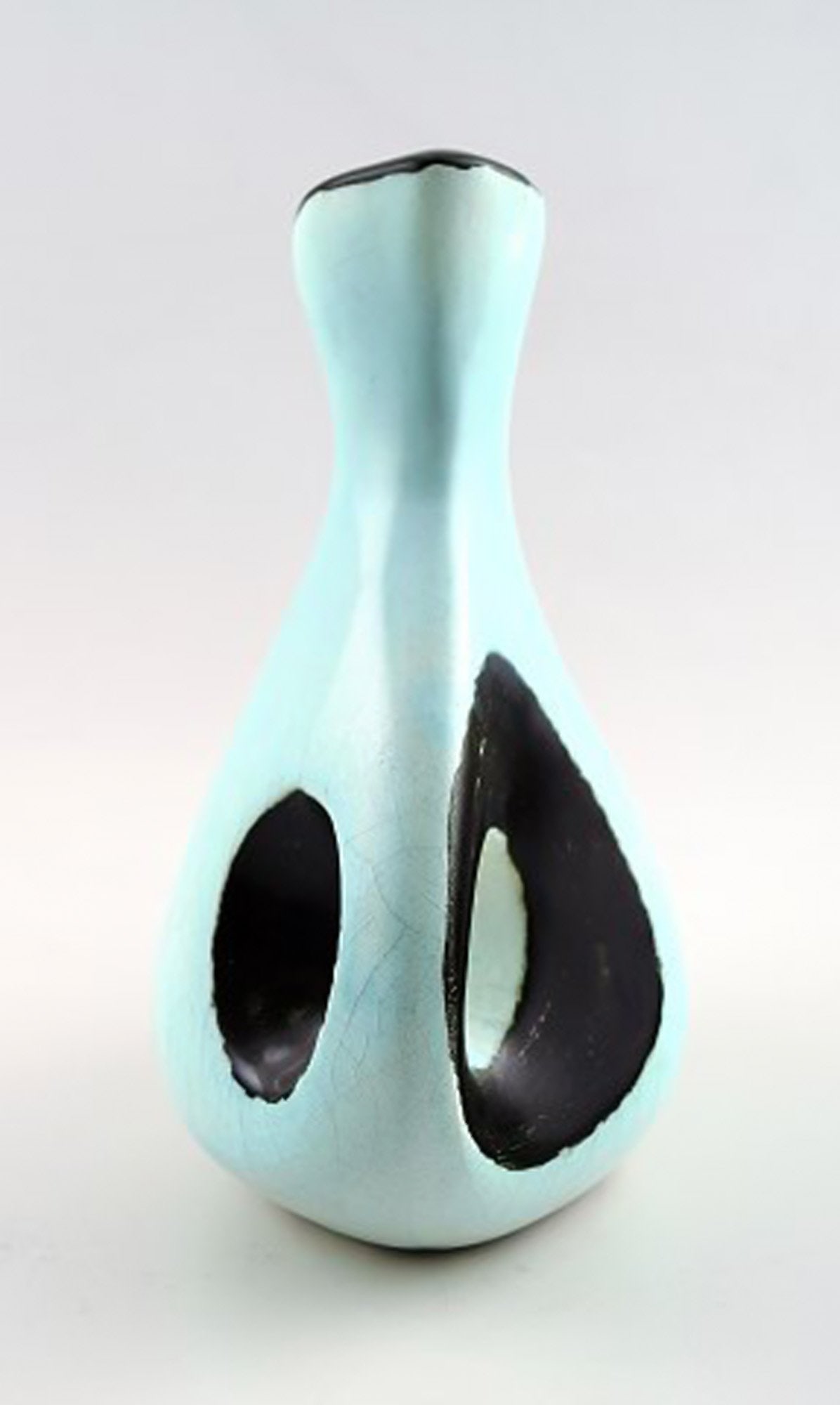 Hans Hedberg (1917-2007) Swedish ceramist. Unique ceramic vase. - 6