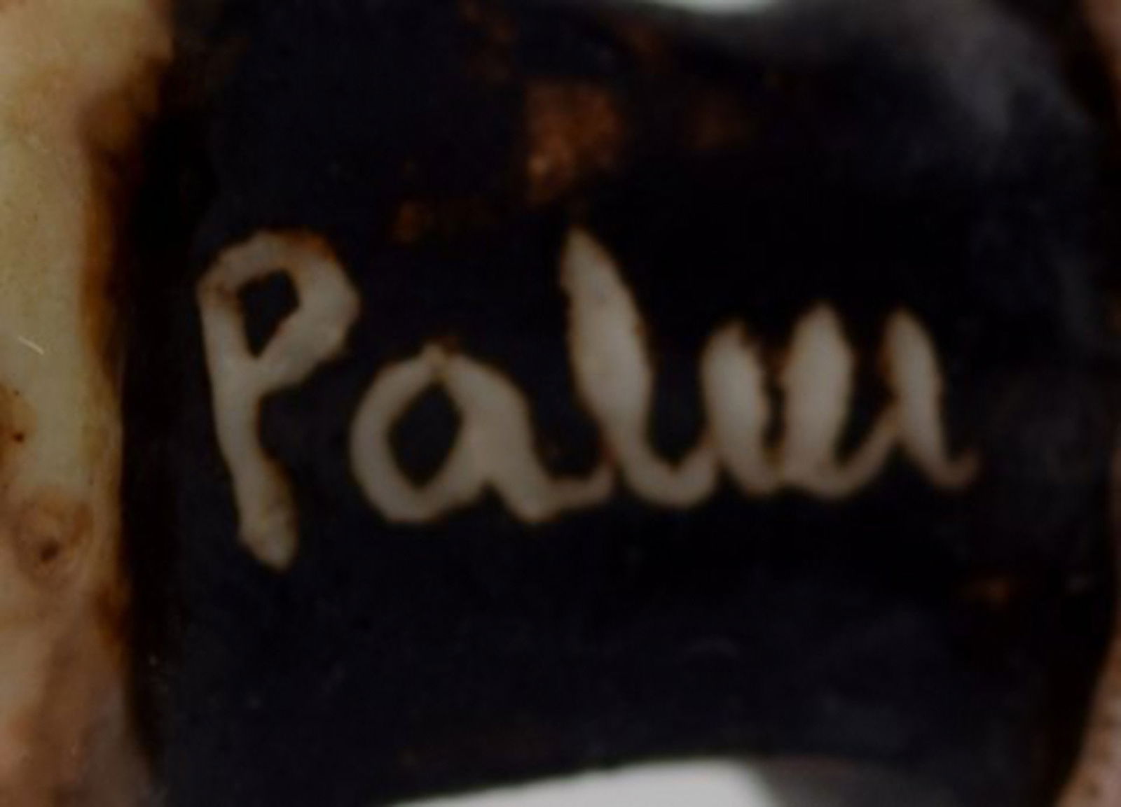 Rolf Palm, Höganäs, 3 Hottentots, unique ceramic figurines. - 5