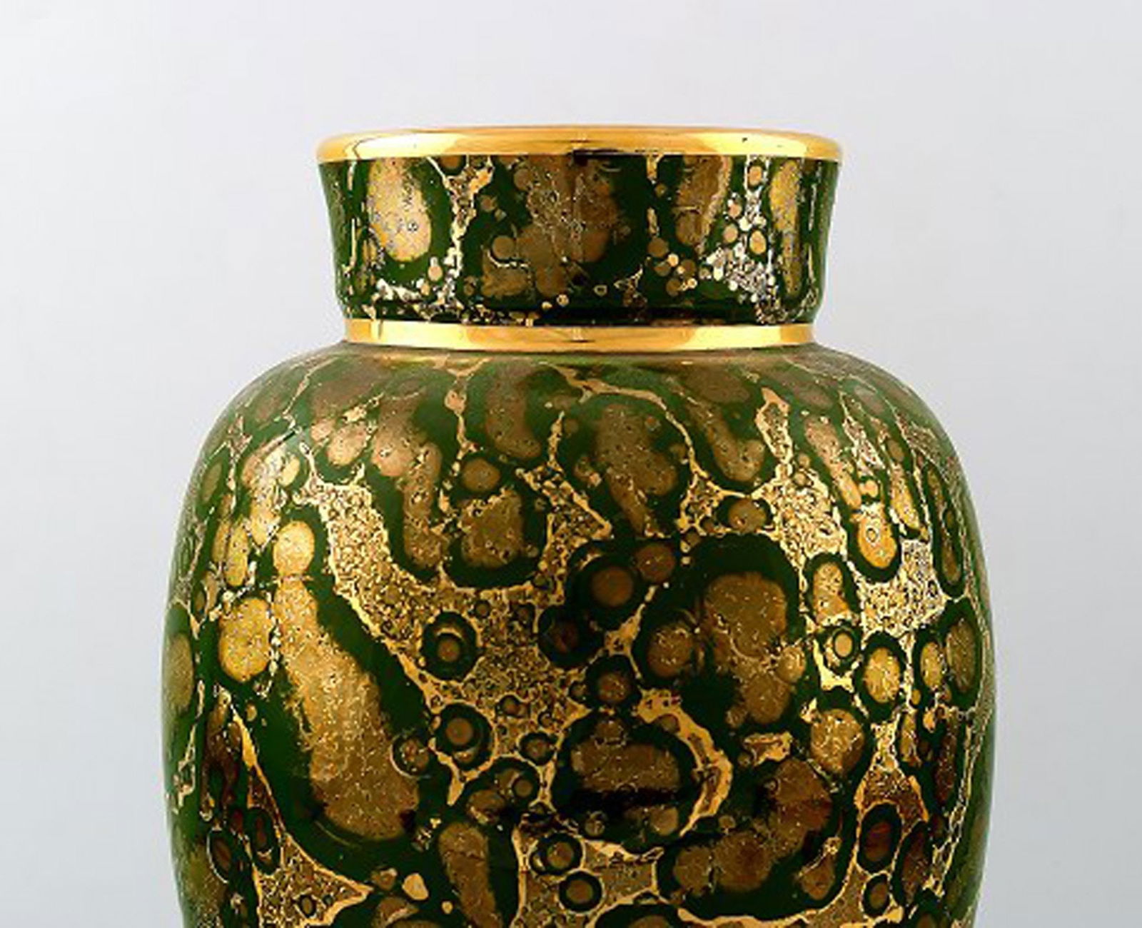 Sevres, France, a pair of Art Deco pottery vases. - 5