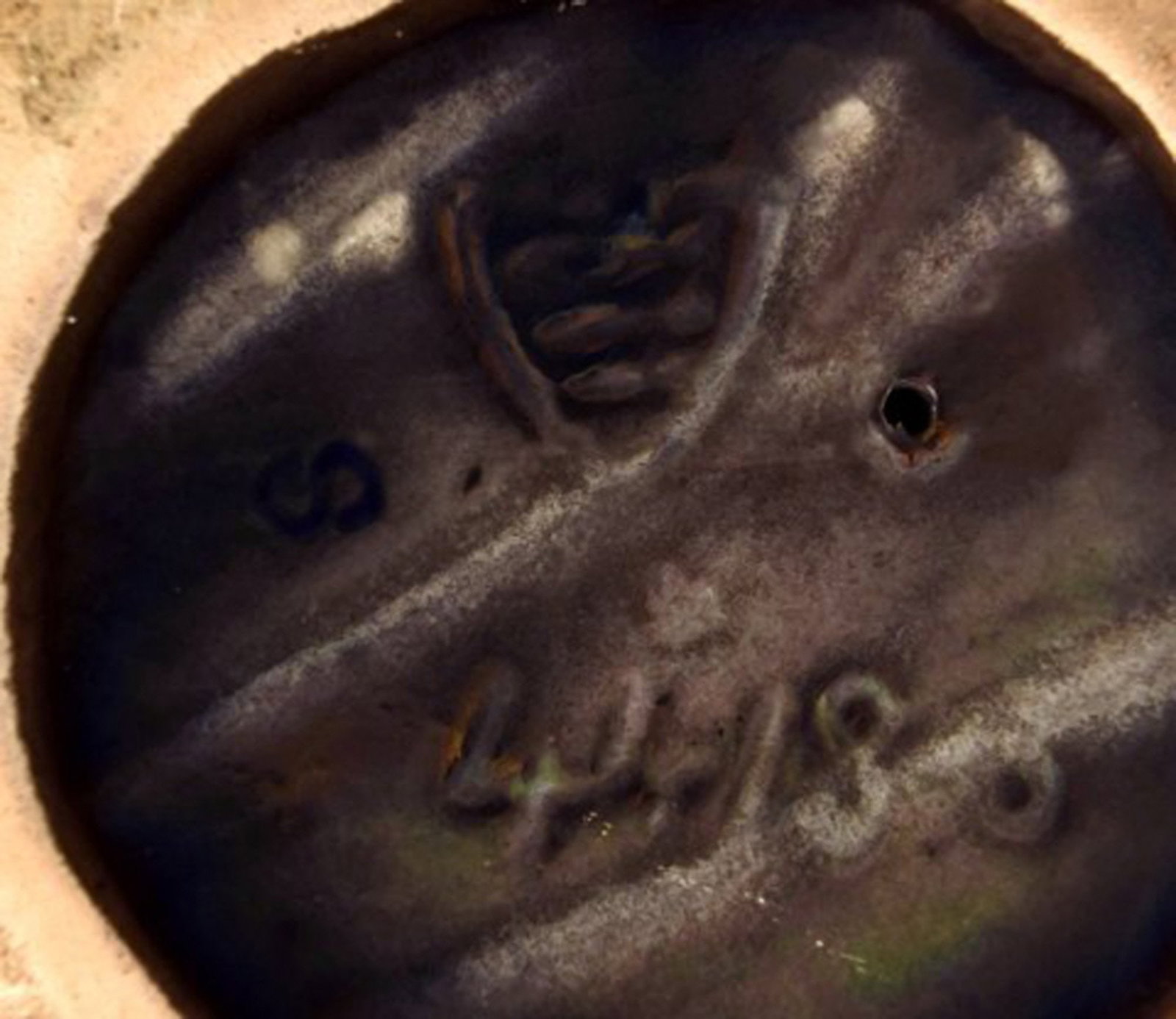 Michael Andersen Ceramics from Bornholm. Large figure of woman with Songbook in national dress. No. - 8