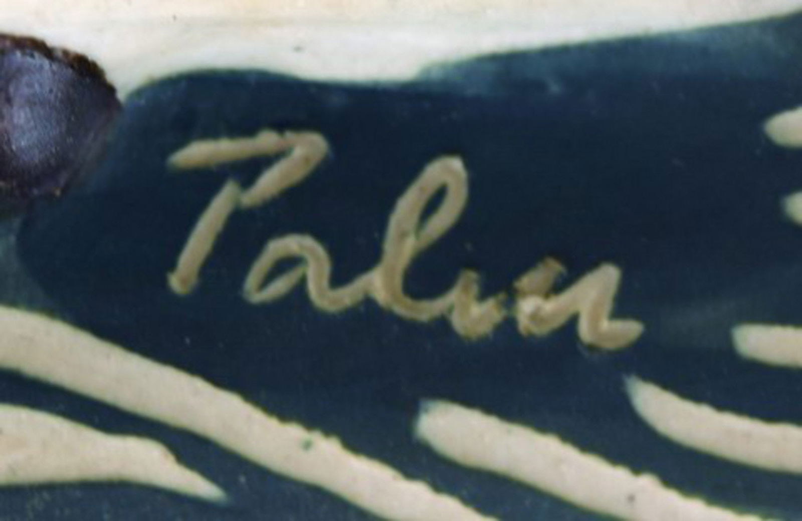 Rolf Palm, Höganäs, unique pottery figurine of chief. - 7