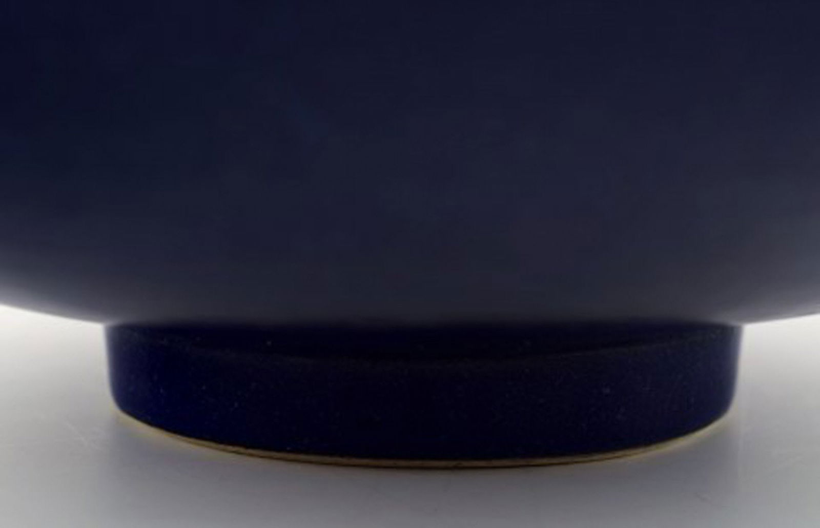 Unique Ceramics bowl by Birthe Sahl, Halvrimmen, Denmark. - 3