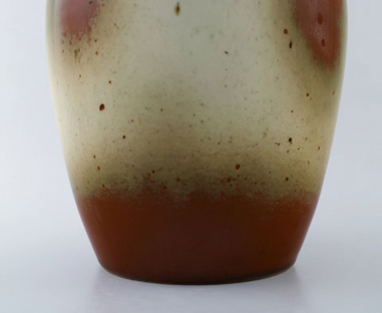 B&G, Bing & Grondahl, presumably Valdemar Pedersen stoneware vase. - 5