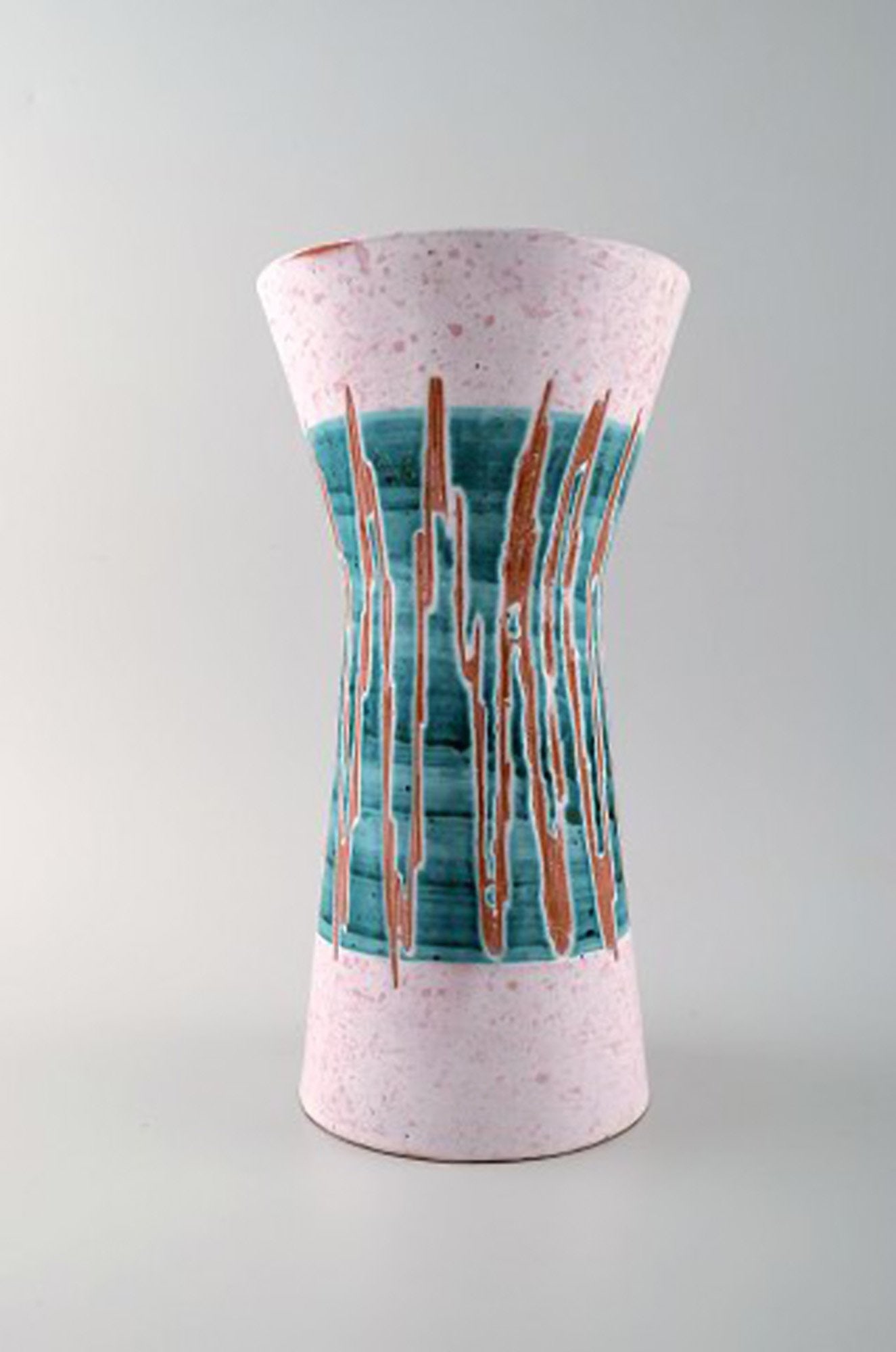 CHARLES VOLTZ for VALLAURIS vase in stoneware. - 2