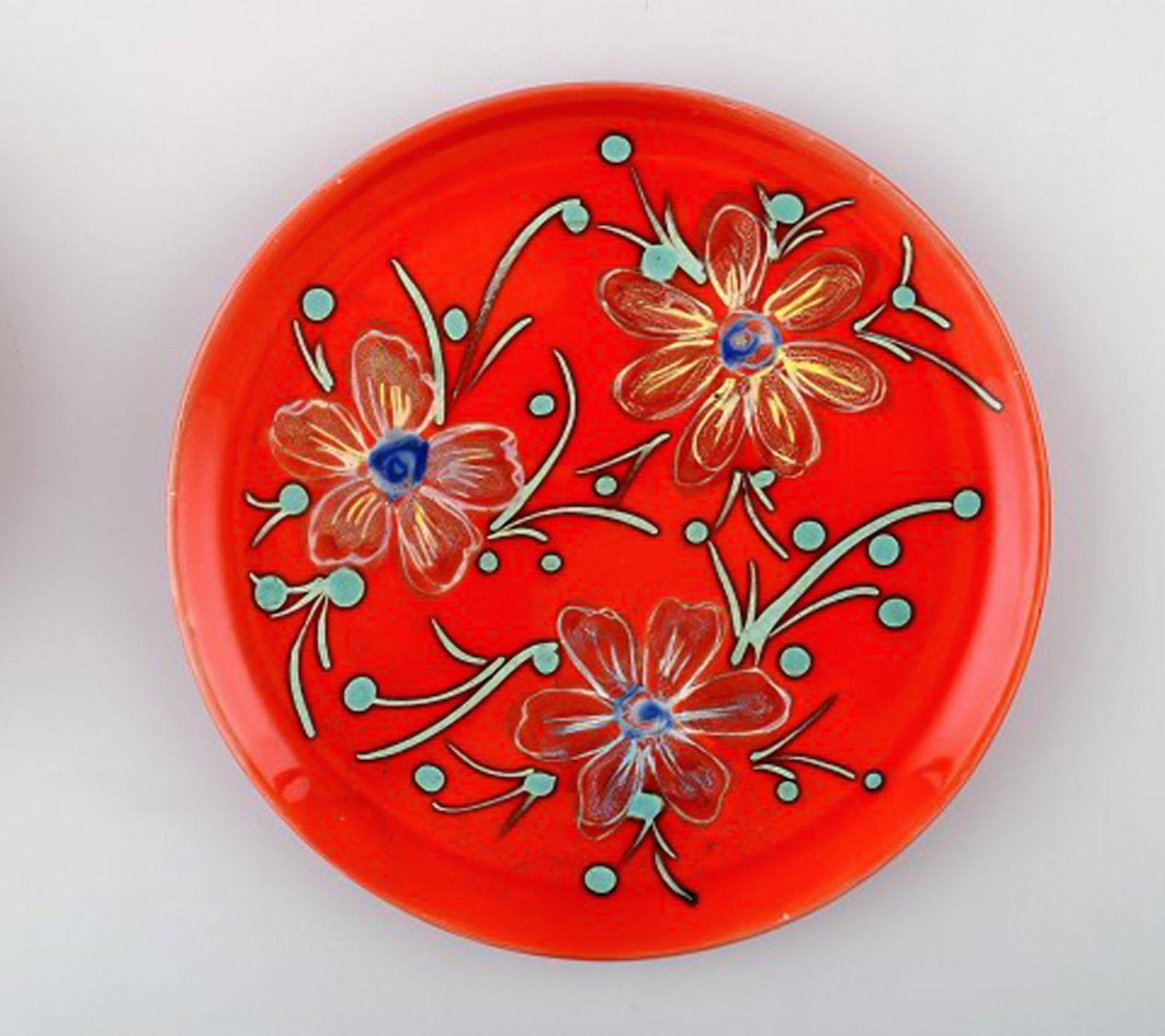 Vallauris, France. Vodka / Lemonade / Sangria-set for four. Hand painted, unique. - 6