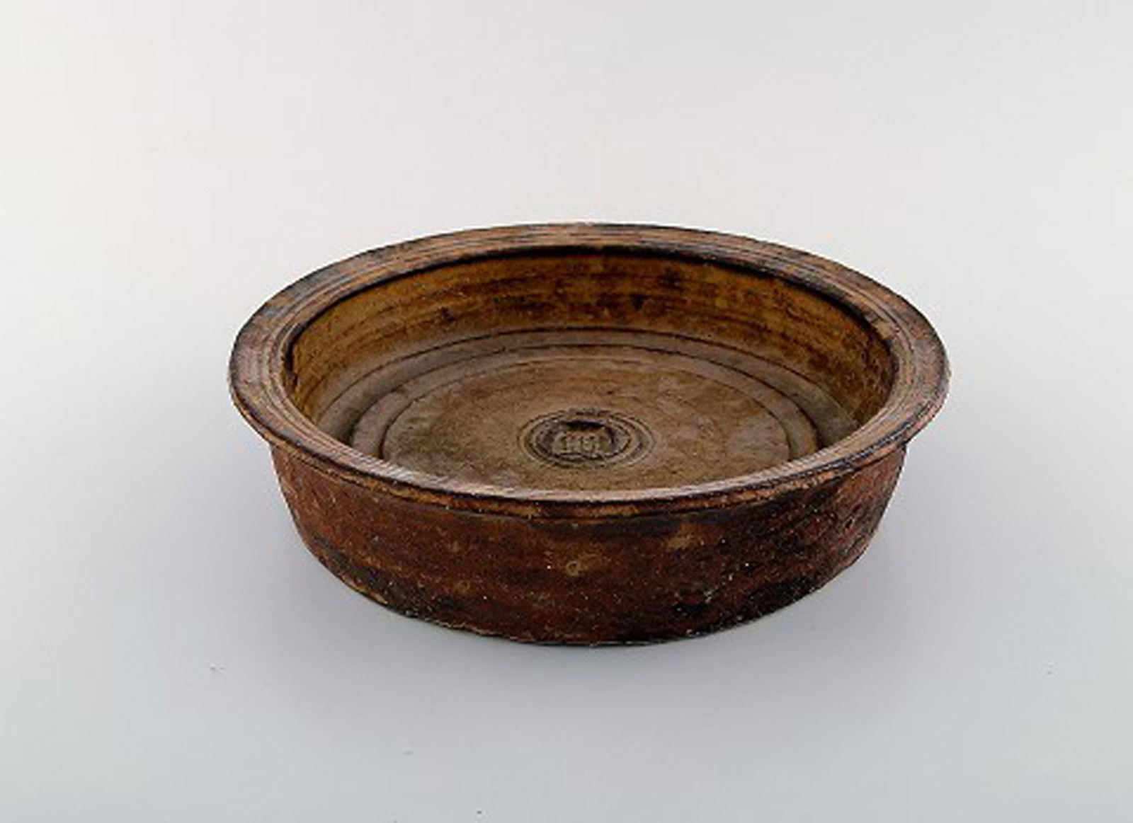 Niels Oluf 'Jeppe' Thorkelin-Eriksen (1926-1981). Danish potter. 2 unique bowls in raku burned clay. - 6