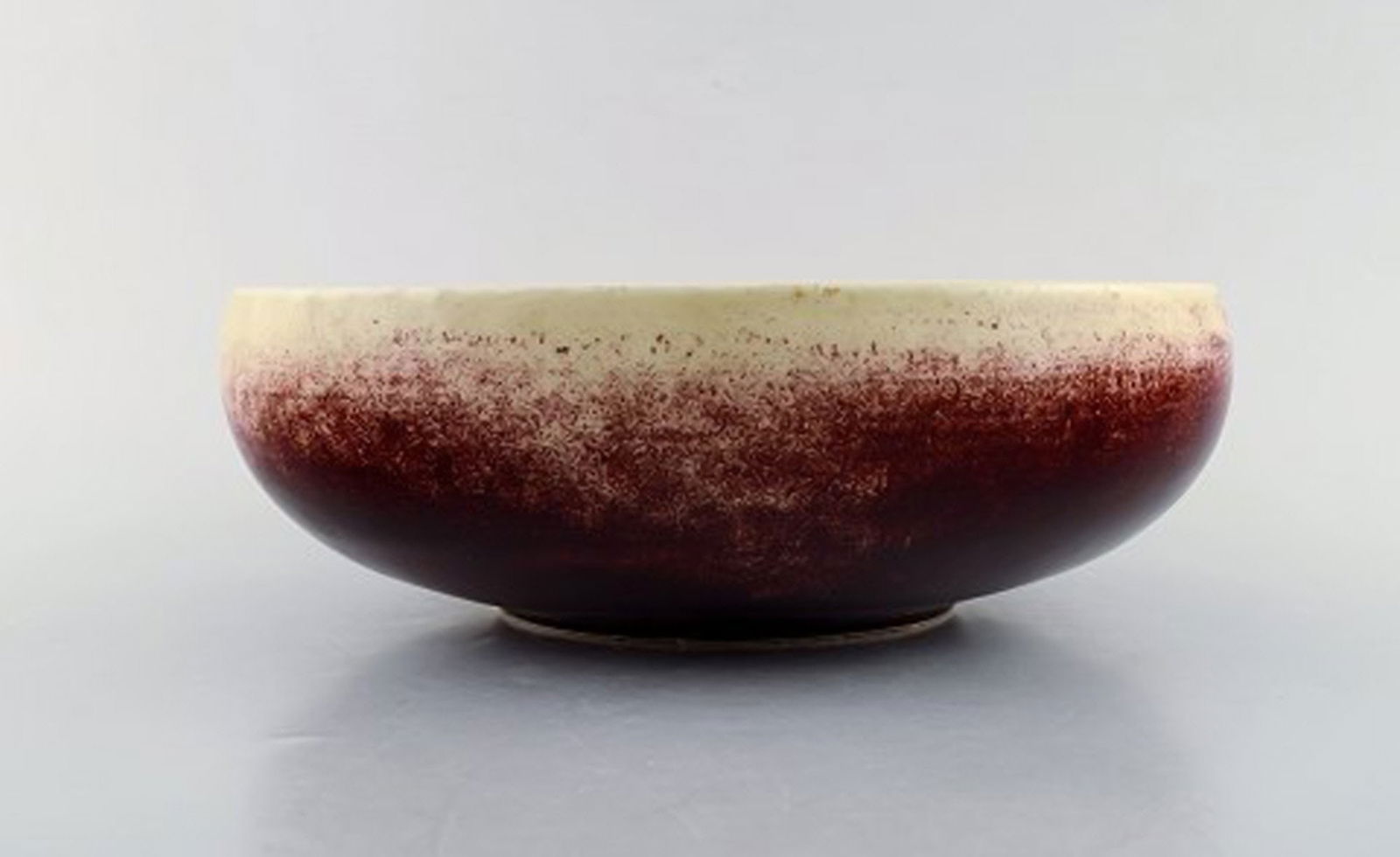 Sven Wejsfelt for Gustavsberg Studio Hand. Unique bowl in glazed ceramics. Dated 1988. Beautiful ox - 2