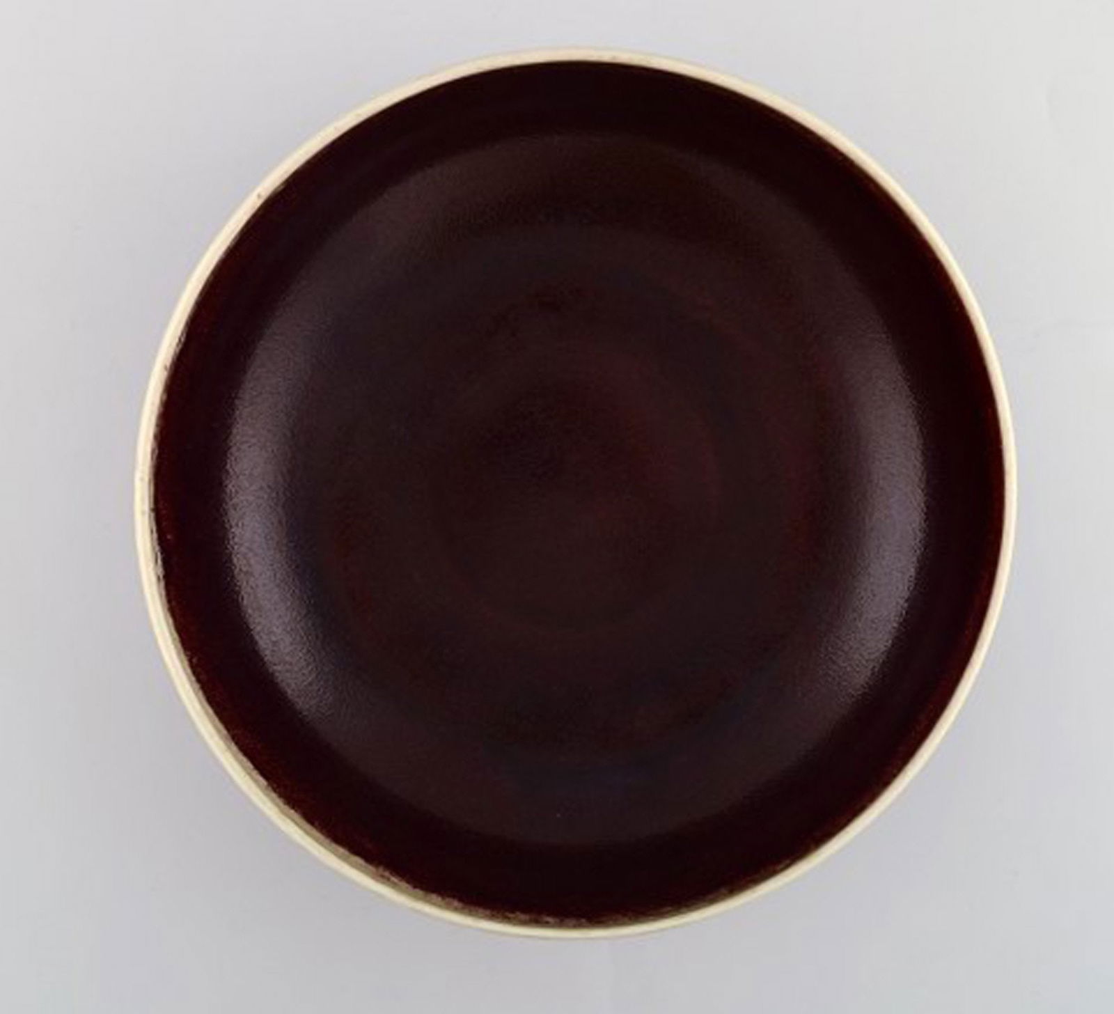 Sven Wejsfelt for Gustavsberg Studio Hand. Unique bowl in glazed ceramics. Dated 1988. Beautiful ox - 3