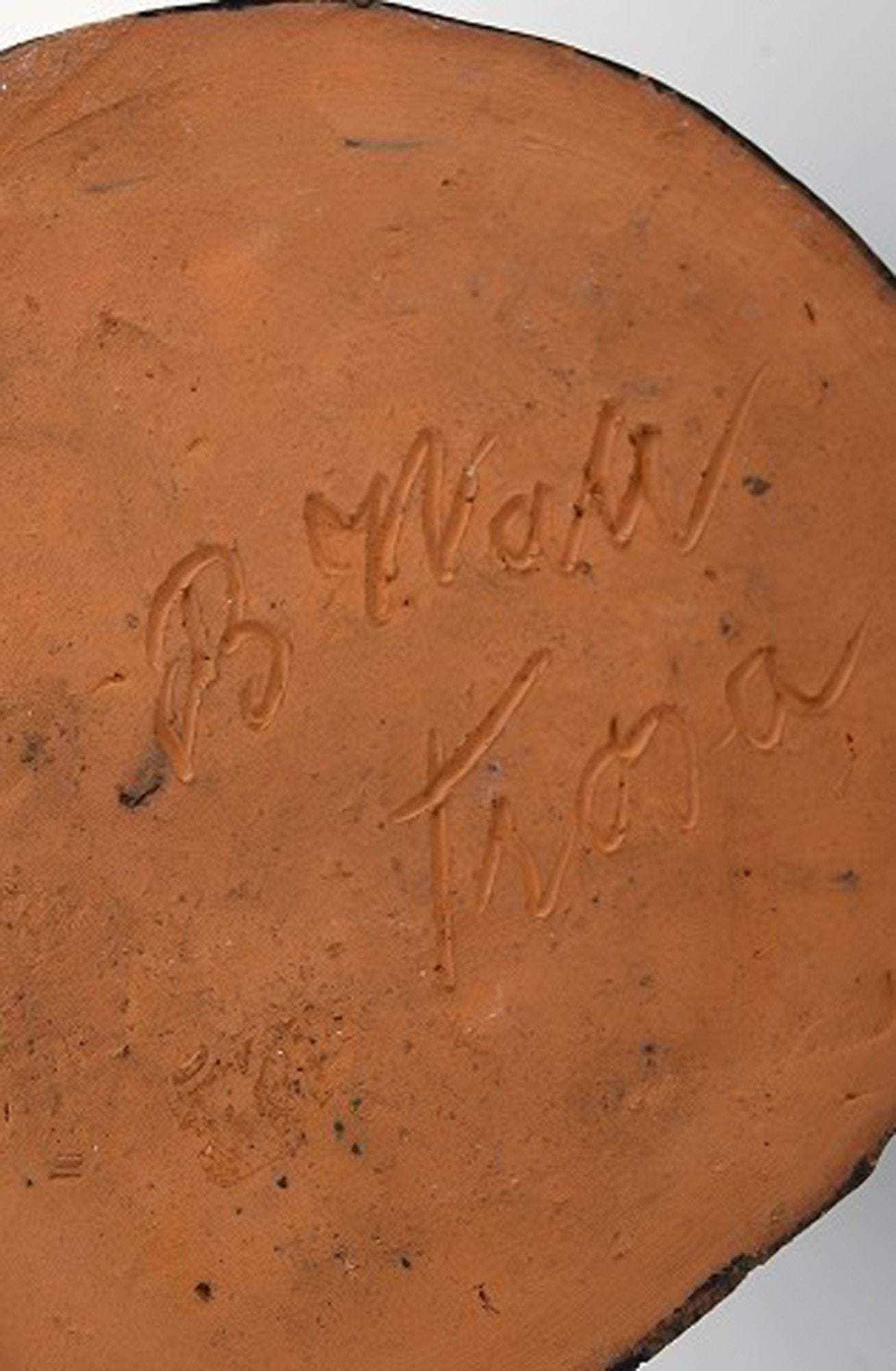 Bengt Wall, Sweden. Balinese girl with child in raw and glazed ceramics. 1950's. - 6