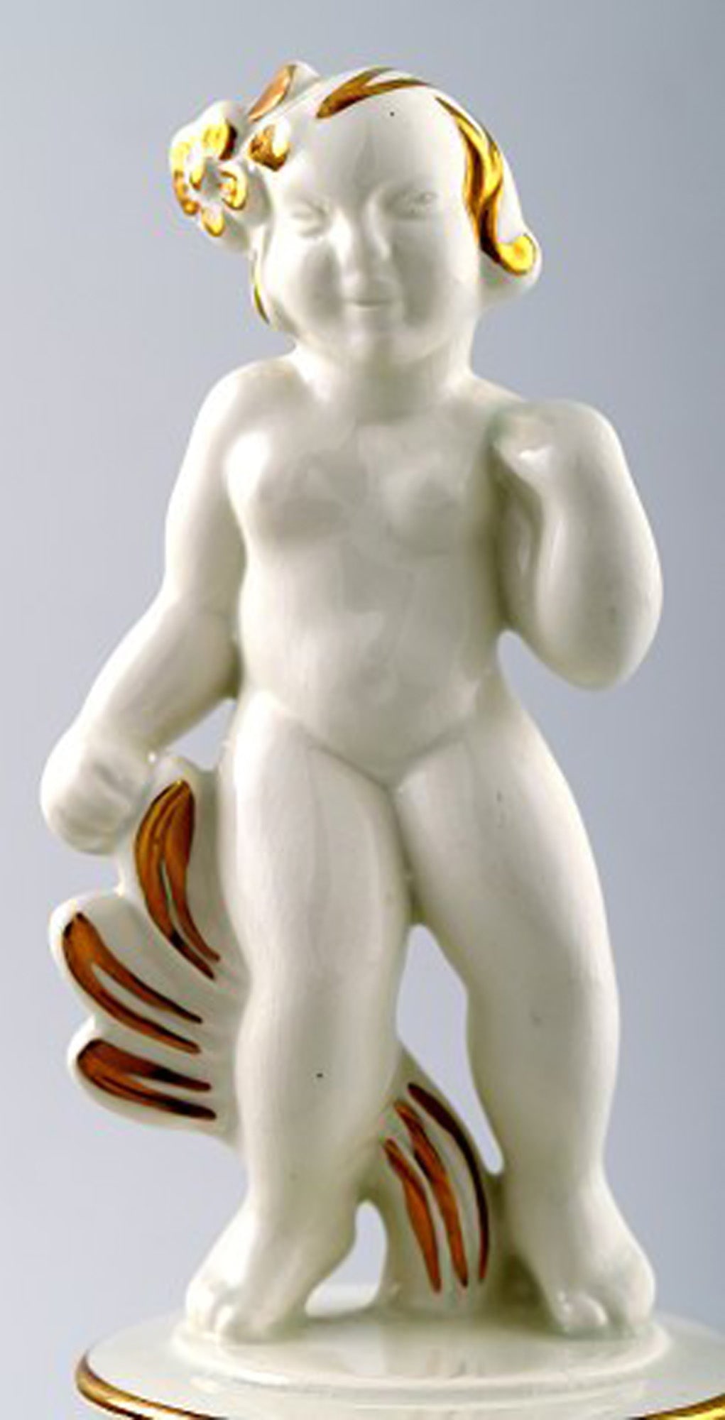 Gefle, "Gyllen", Sweden, 40s. Art deco flower-stand. - 3