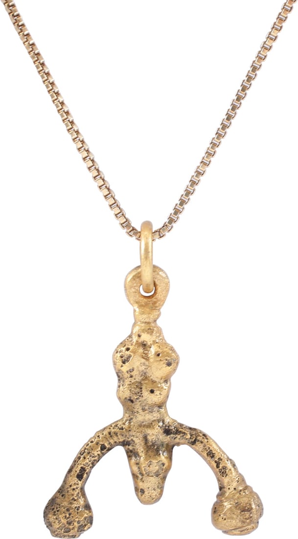 VIKING LUNAR PENDANT NECKLACE C.900-1000 AD. - 2