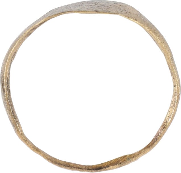 ROMAN PAGAN RING, 2ND-5TH CENTURY AD, SIZE 10 - 2