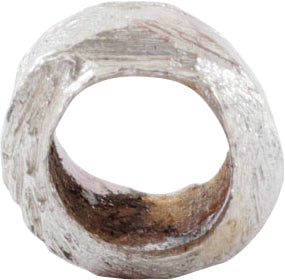 VIKING SILVERED BEAD, 9TH-11TH CENTURY AD - 2