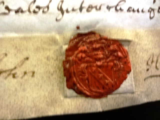1696 English Vellum Deed Red Wax Seals - 3