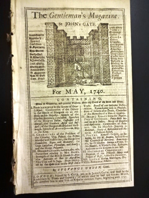 1740 Gentlemans Magazine West Indies - 2