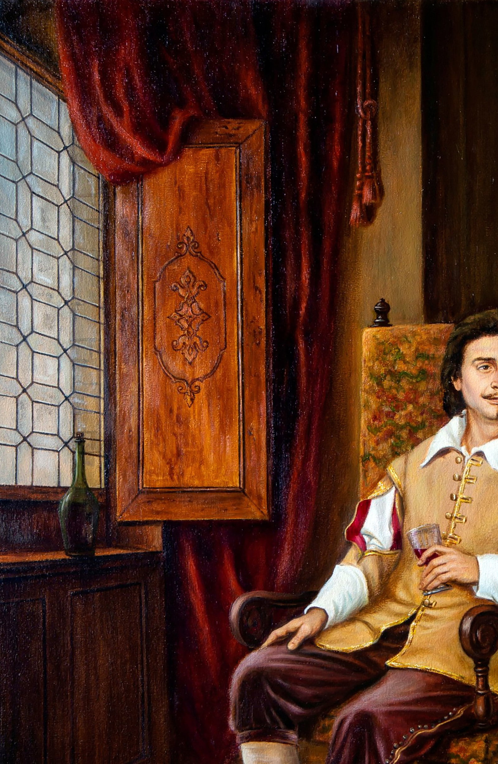 Oil painting In anticipation Valeriy Bulat - 4