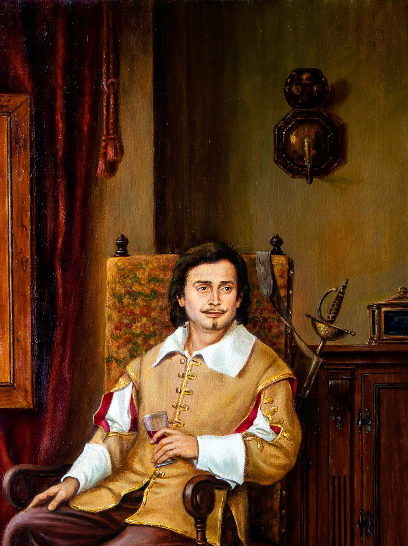 Oil painting In anticipation Valeriy Bulat - 5