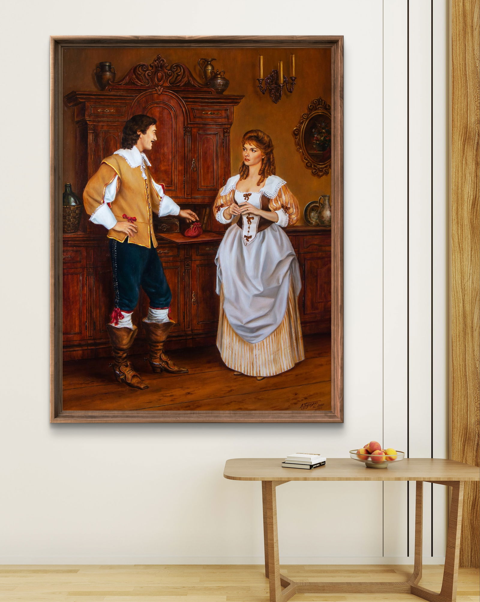 Oil painting Cardinal's money Valeriy Bulat - 2