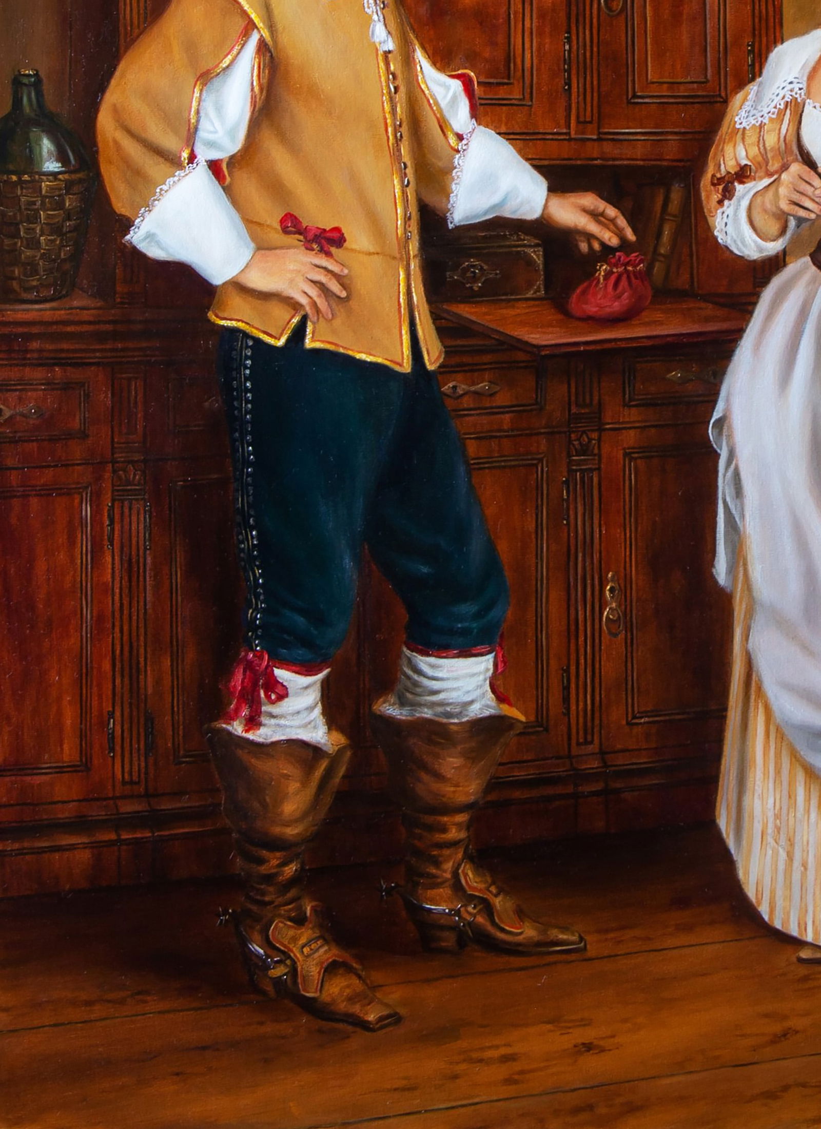 Oil painting Cardinal's money Valeriy Bulat - 6