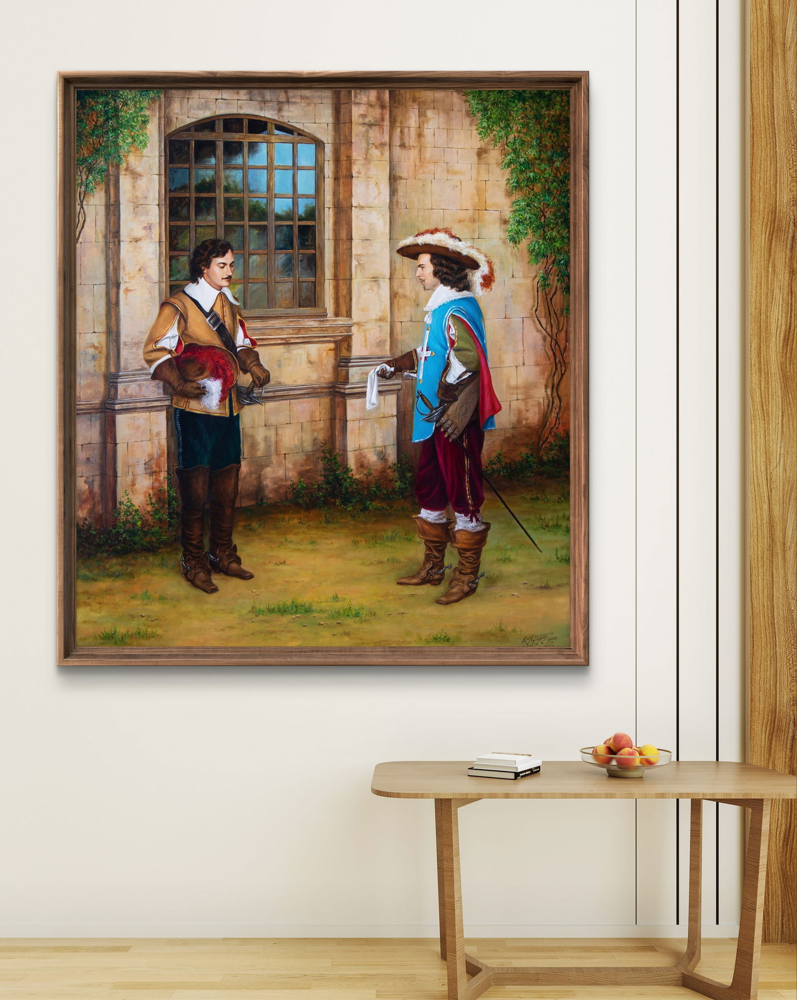 Oil painting Paris is not paved with handkerchiefs Valeriy Bulat - 3