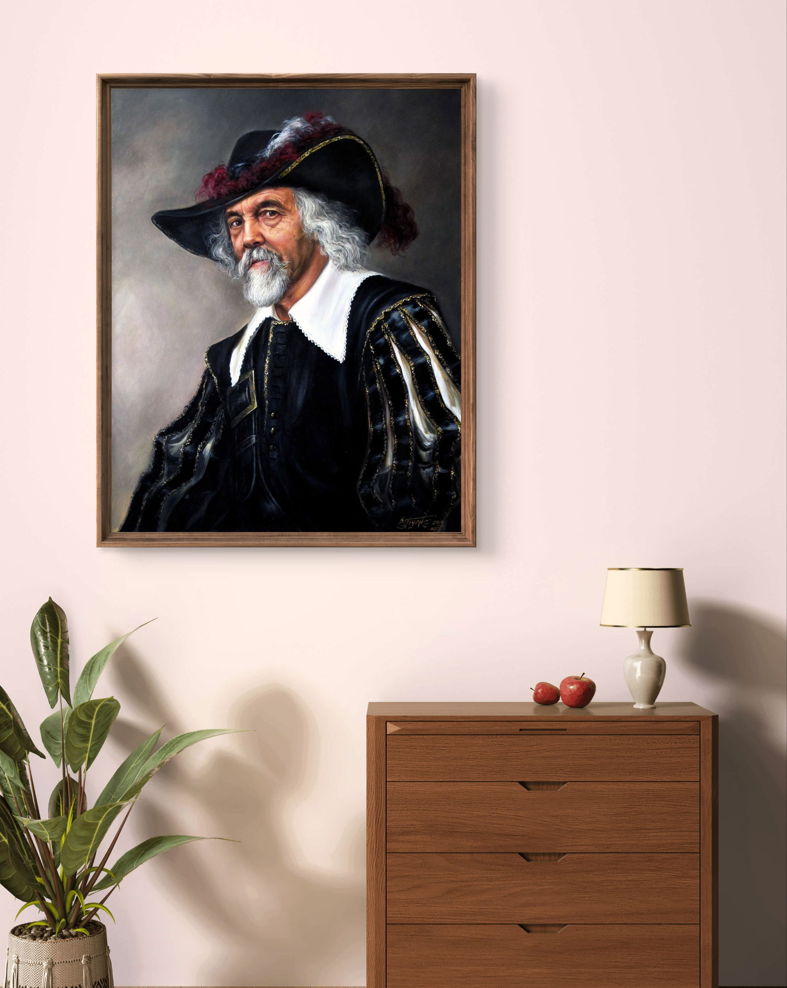 Oil painting Keep your friends luck Valeriy Bulat - 3