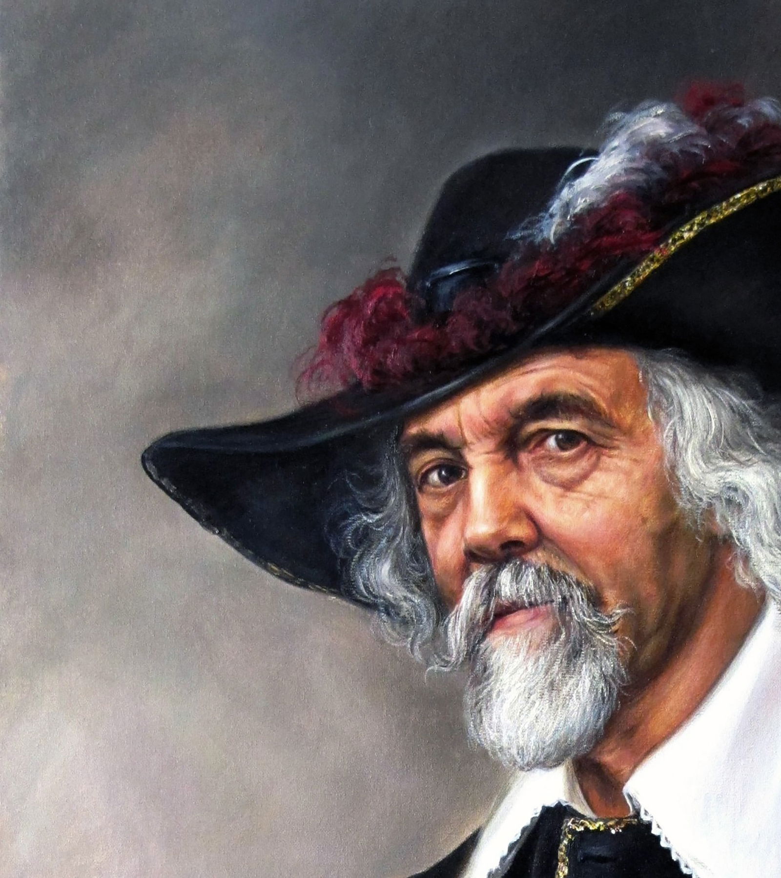 Oil painting Keep your friends luck Valeriy Bulat - 5