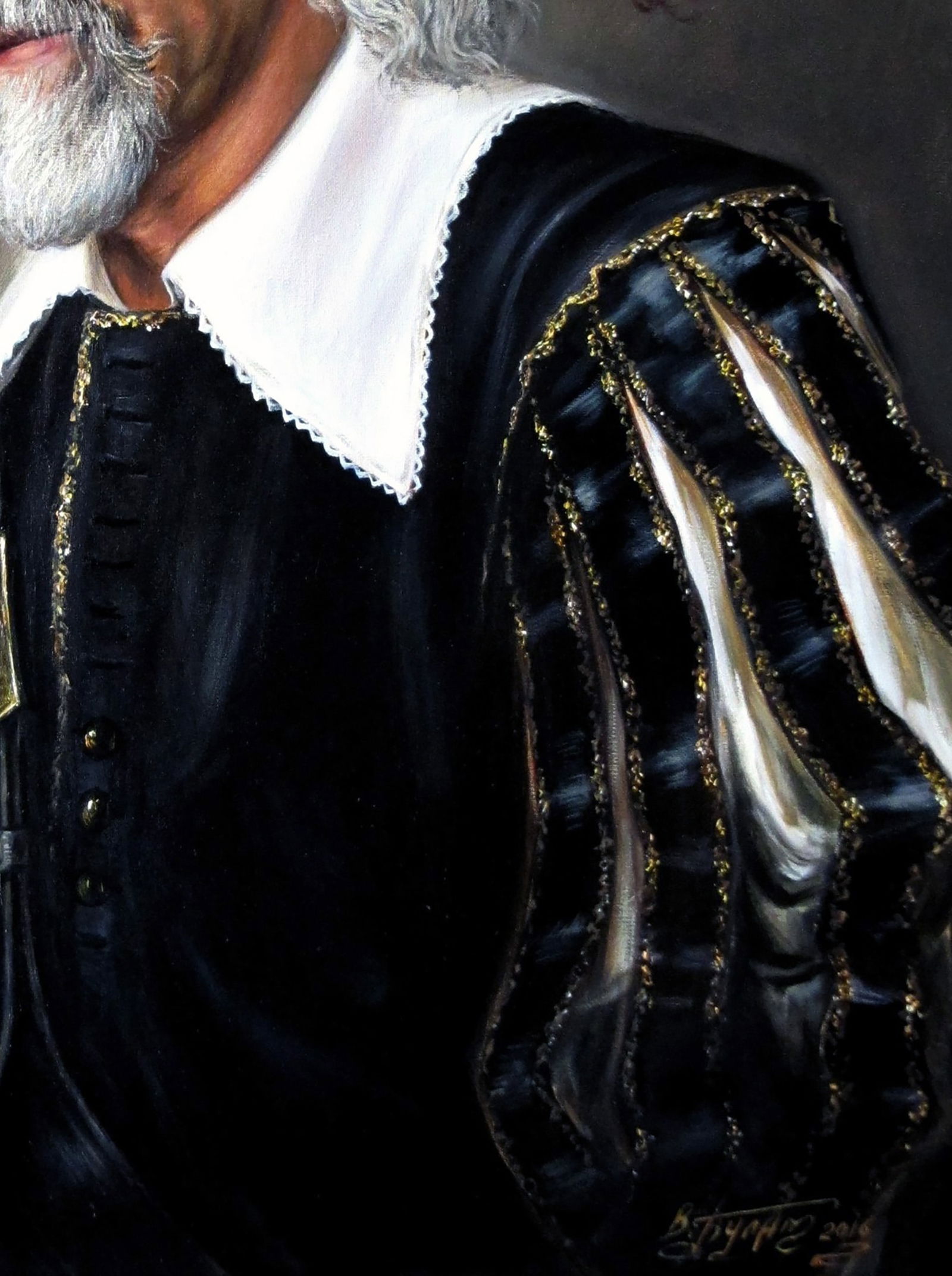 Oil painting Keep your friends luck Valeriy Bulat - 7