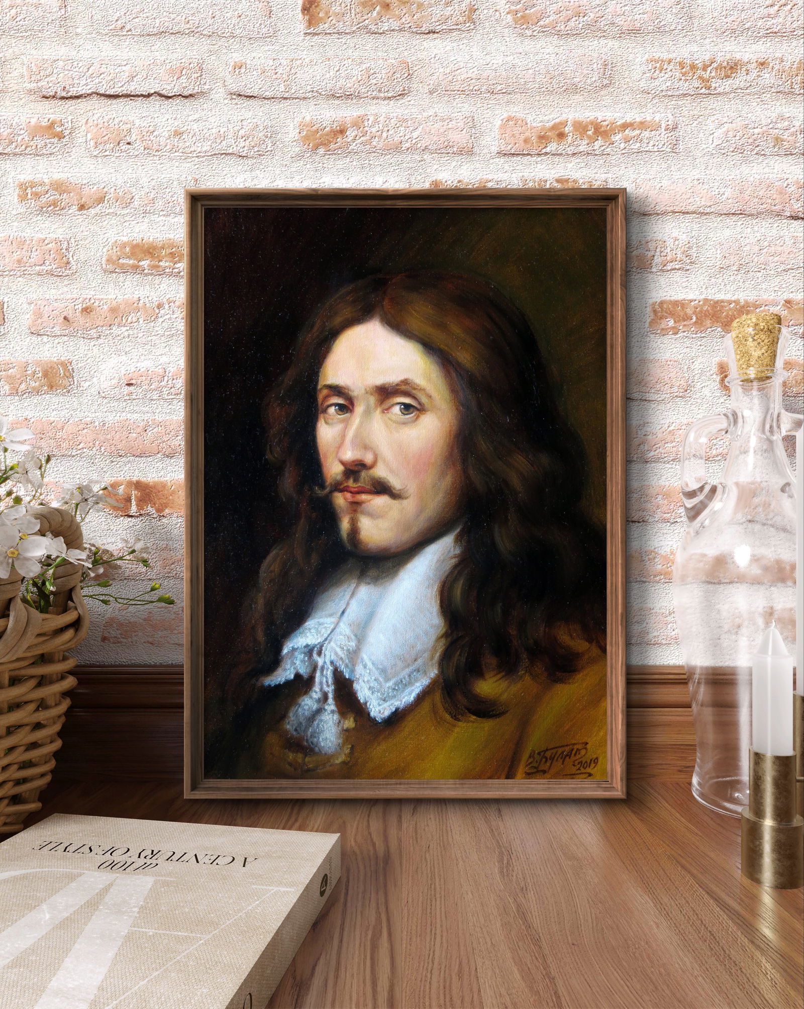 Oil painting Chevalier Valeriy Bulat - 3