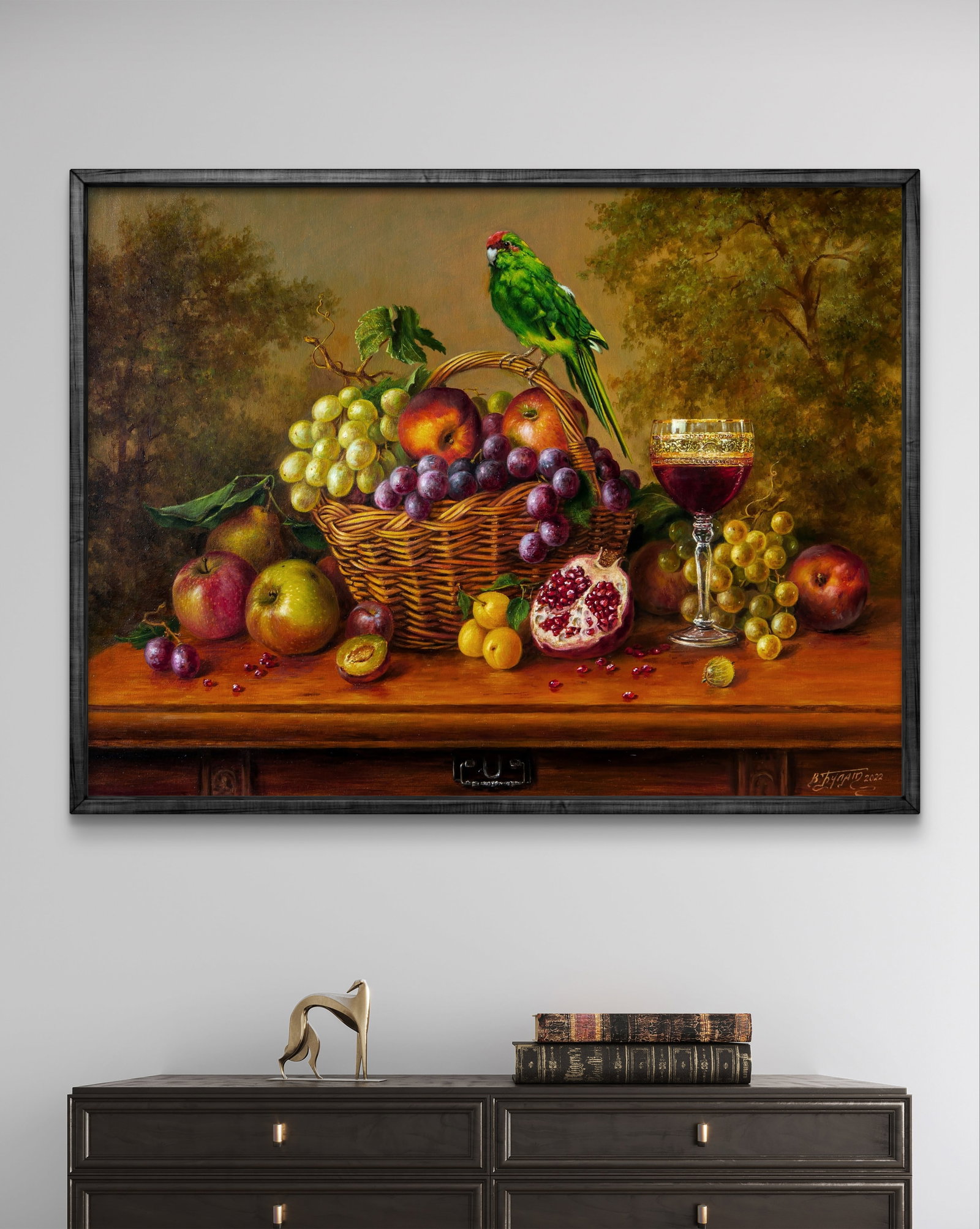 Oil painting He was green Valeriy Bulat - 3