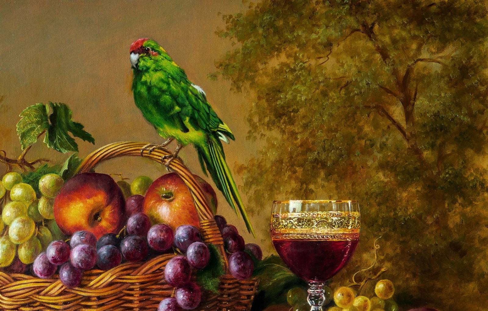 Oil painting He was green Valeriy Bulat - 5