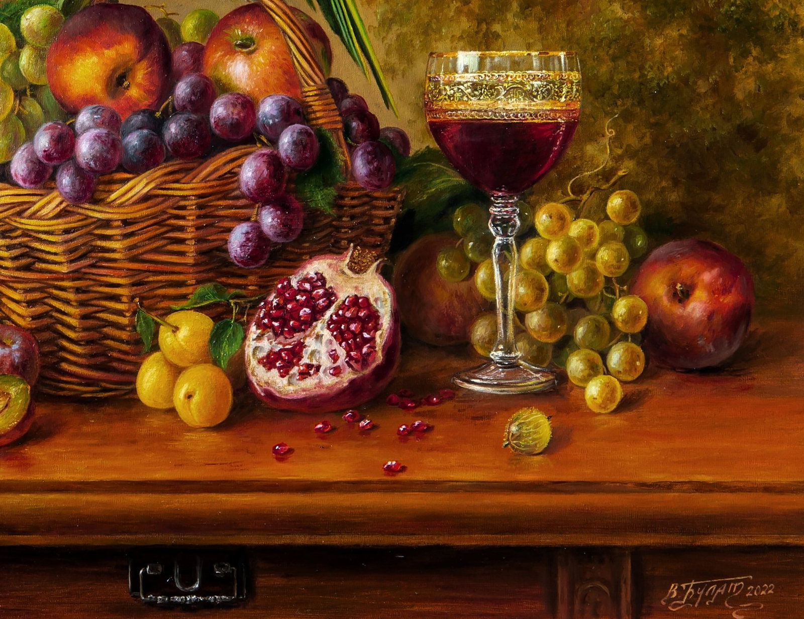 Oil painting He was green Valeriy Bulat - 7