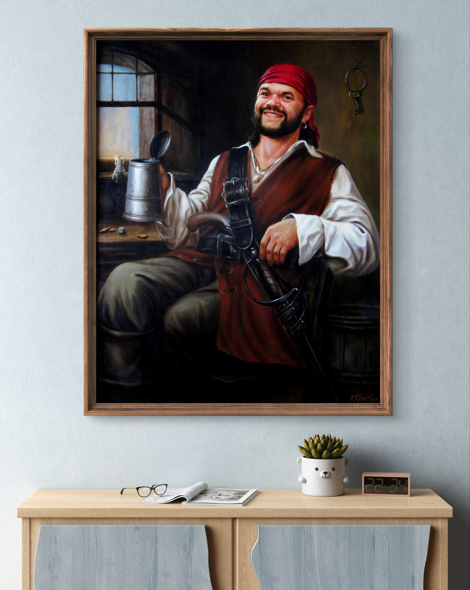 Oil painting The course is the same, The same path Valeriy Bulat - 3