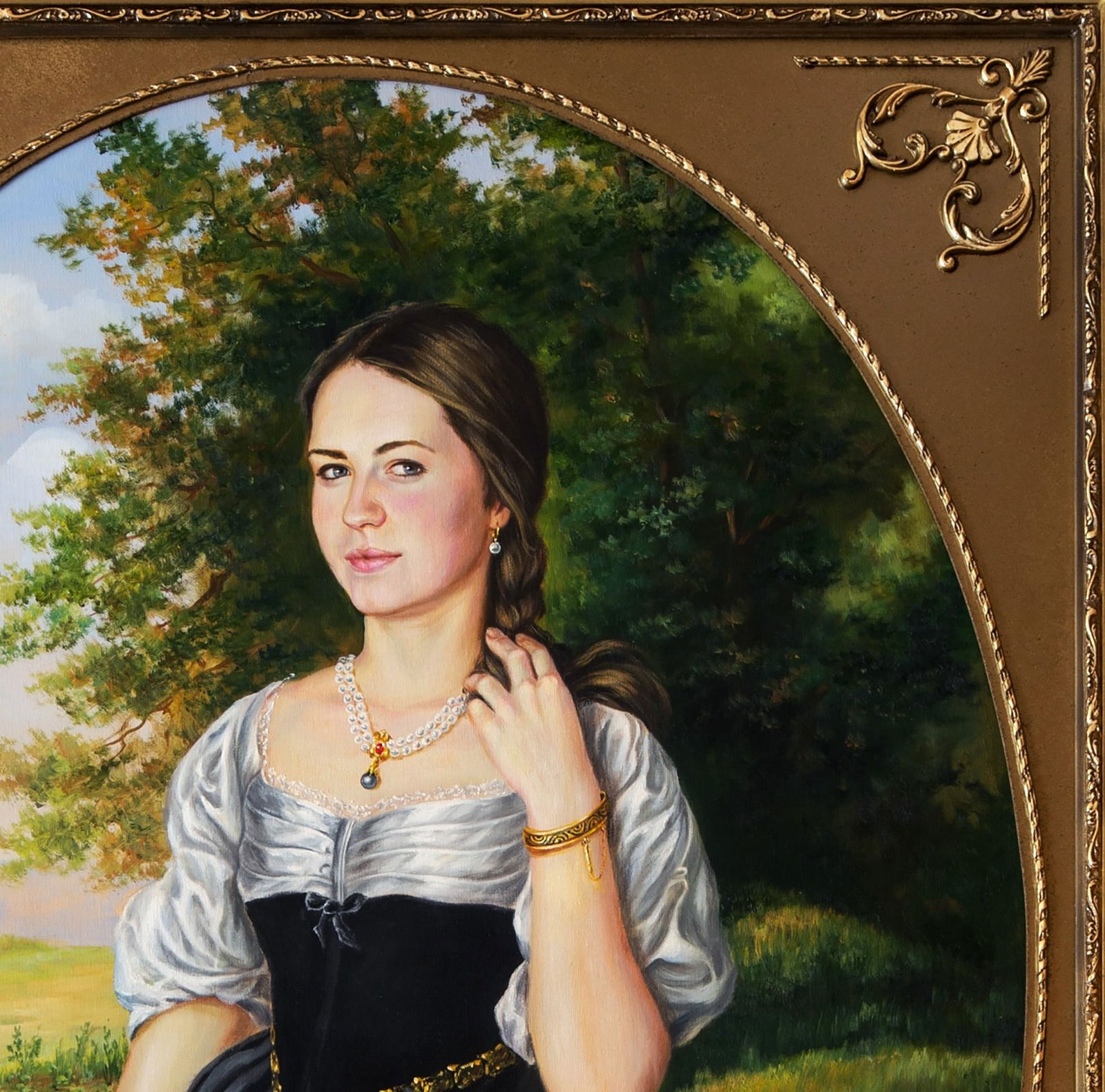 Oil painting Portrait of Maria Valeriy Bulat - 5