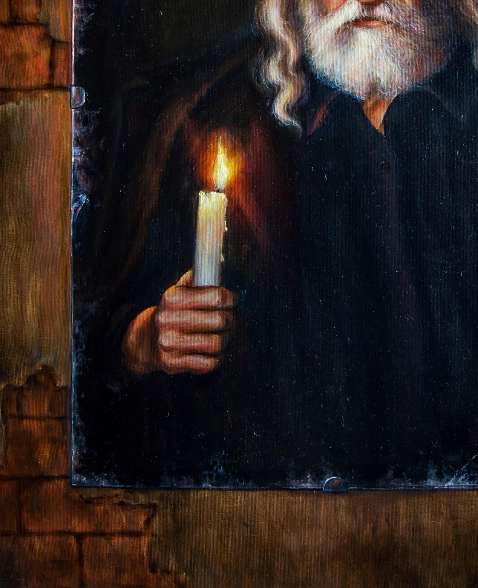 Oil painting Old mirror Valeriy Bulat - 6