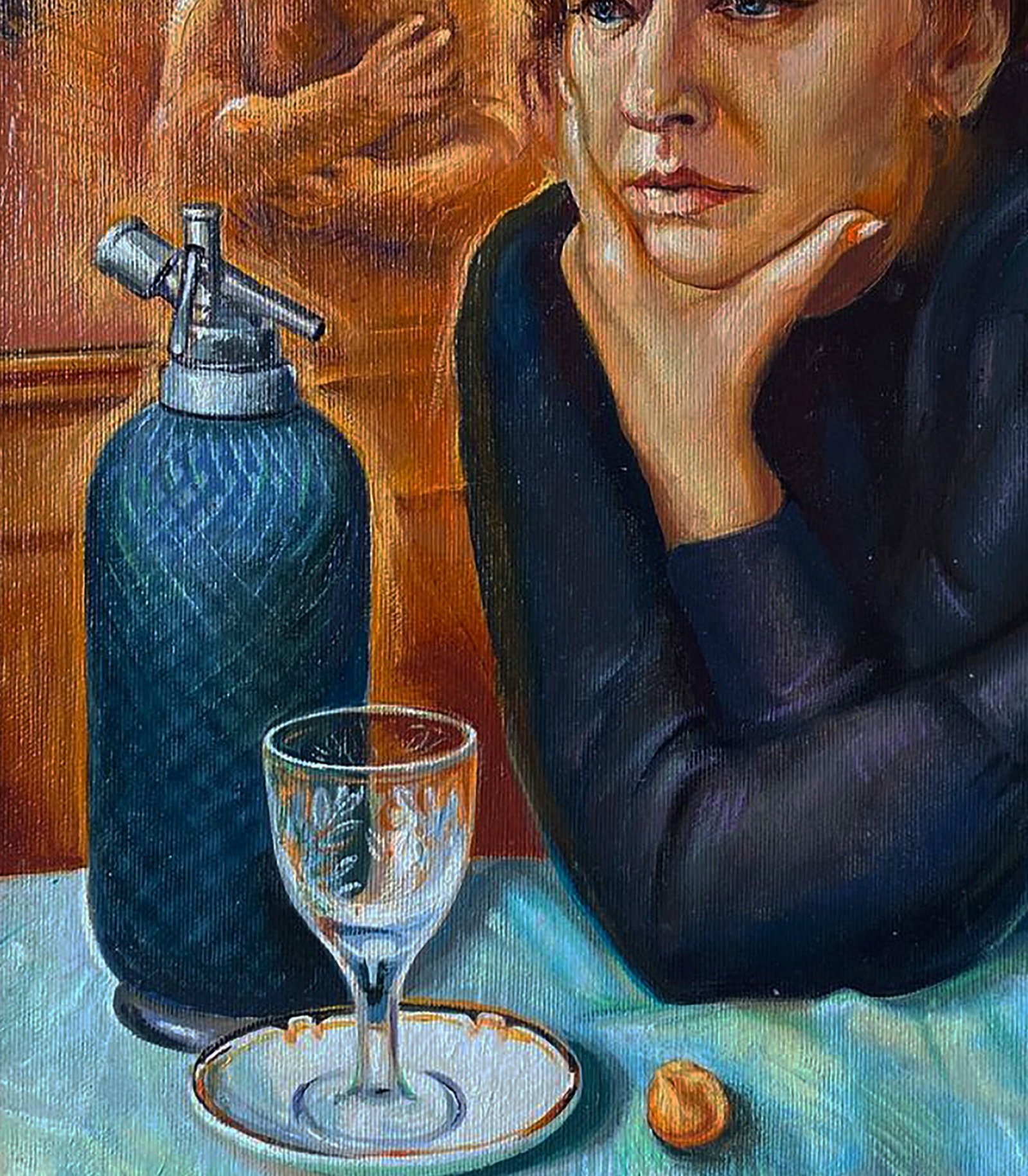 Oil painting After absinthe Natalia Bulat - 5