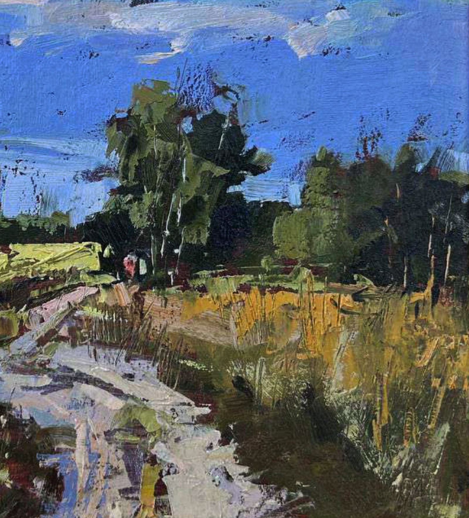 Oil painting Road in the field Igor Lysytsya - 6