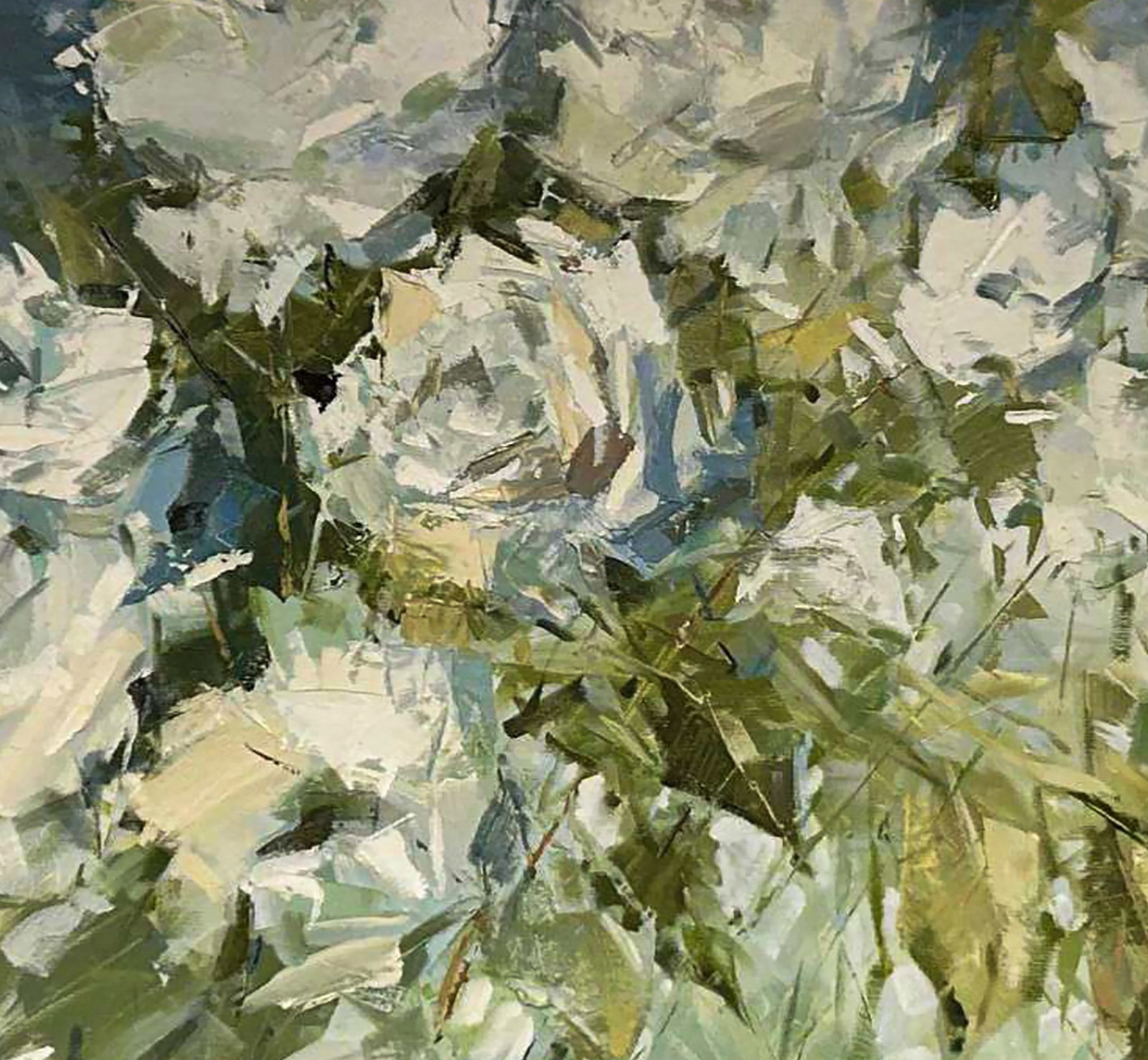 Oil painting A bouquet of white roses Igor Lysytsya - 6